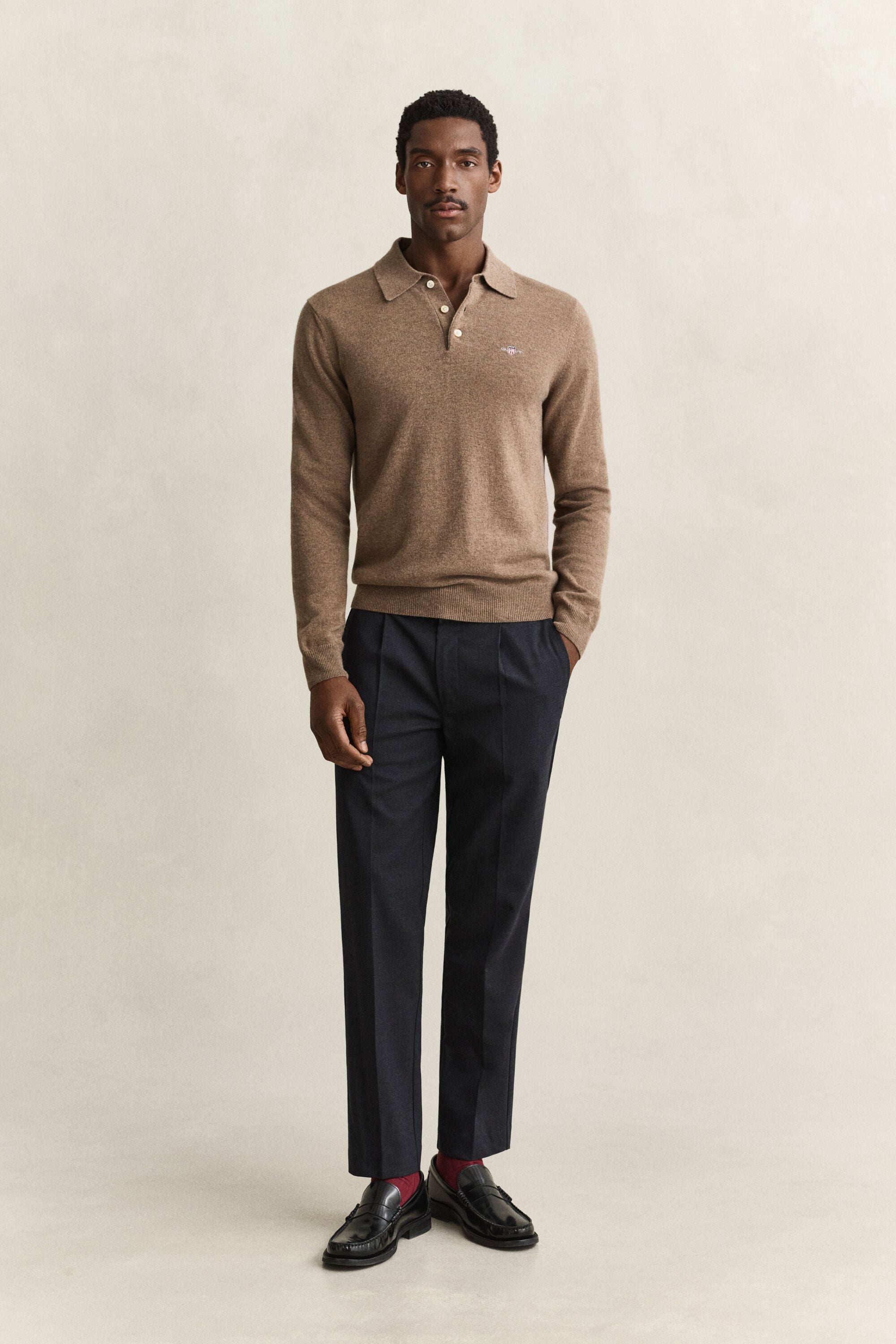 Tapered Wool Pants