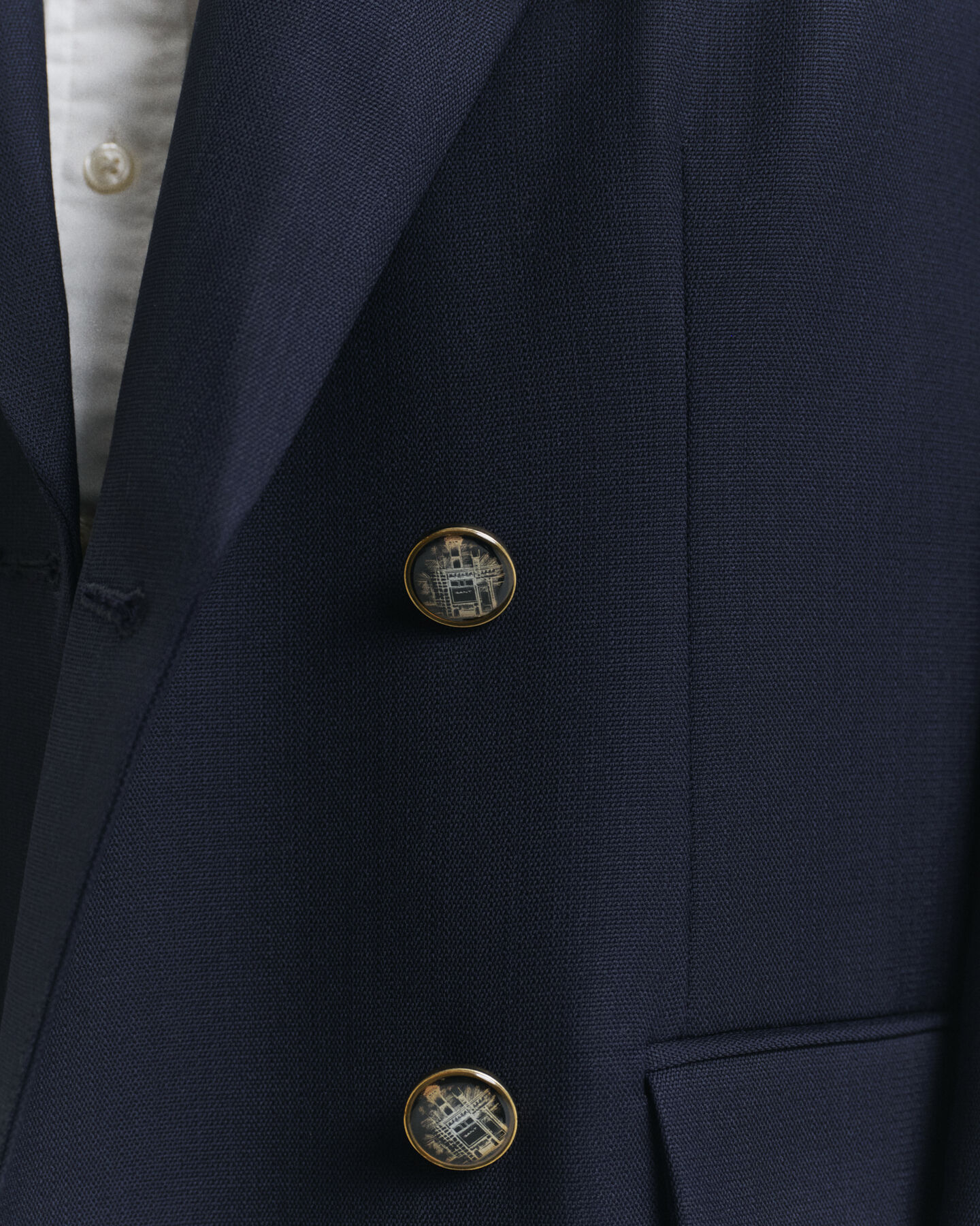 Oversized Wool Hopsack Blazer