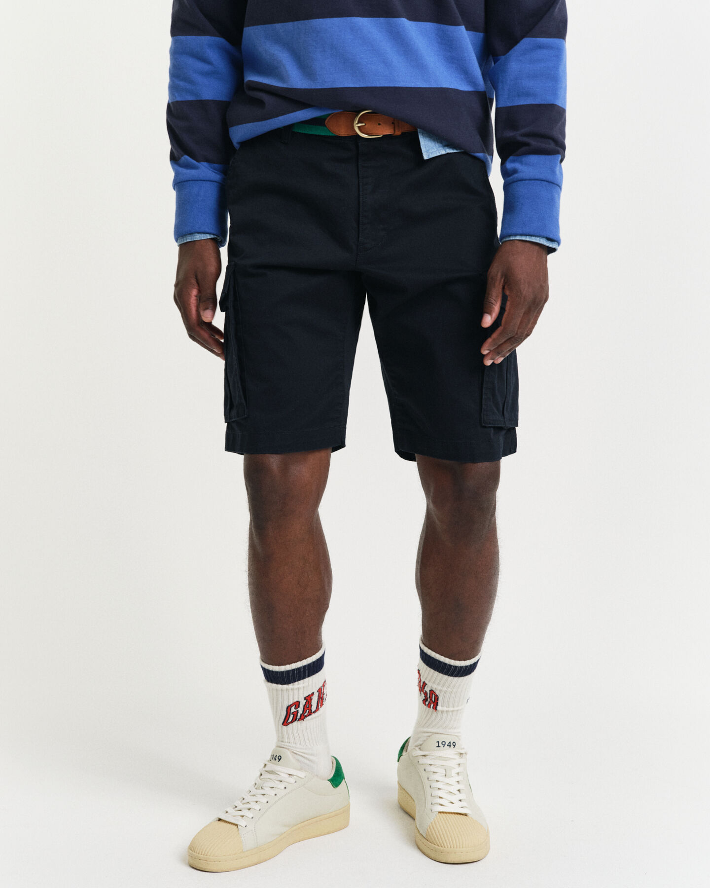 Relaxed Fit Twill Cargo Shorts