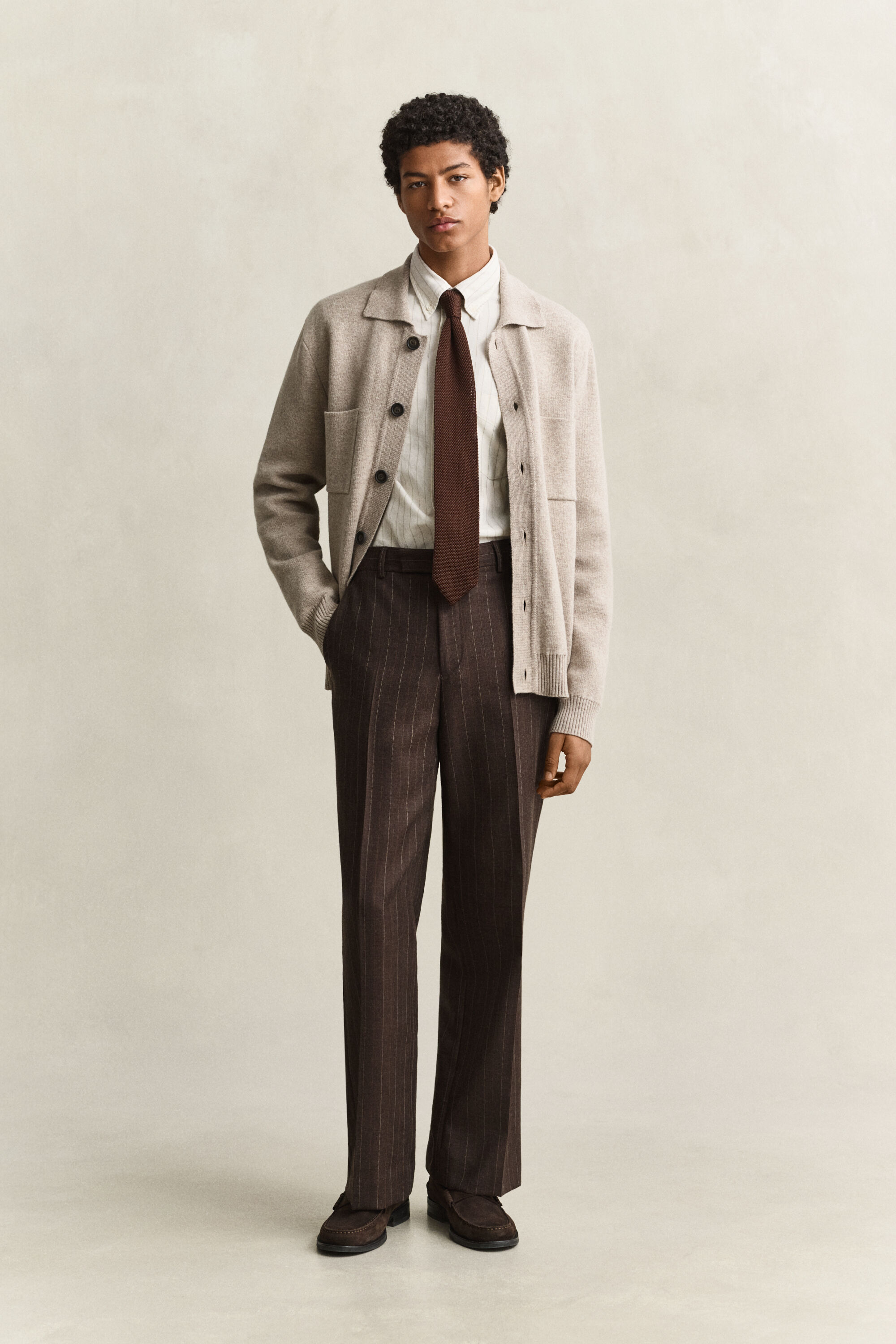 Double Knitted Overshirt