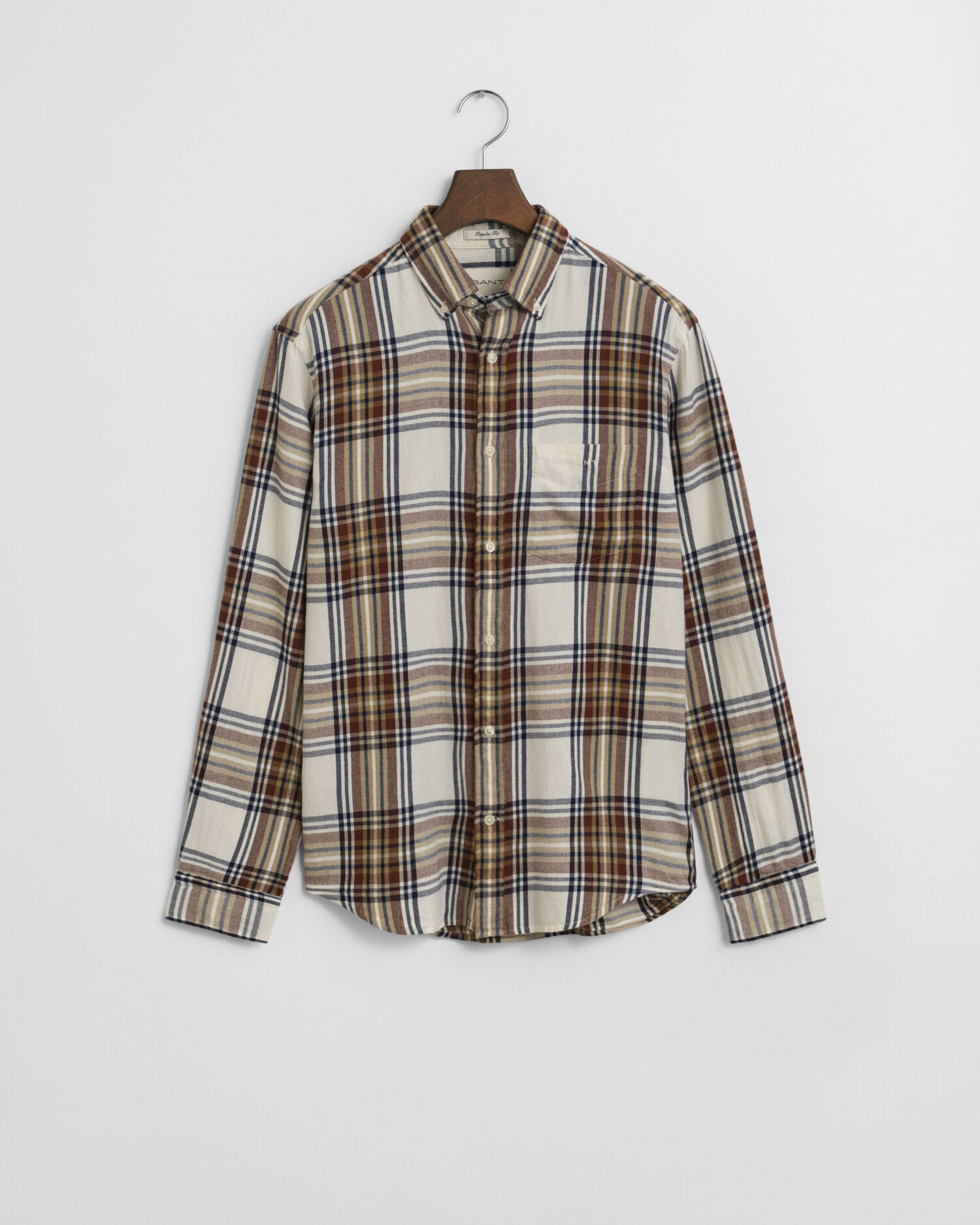Regular Fit Windblown Flannel Check Shirt