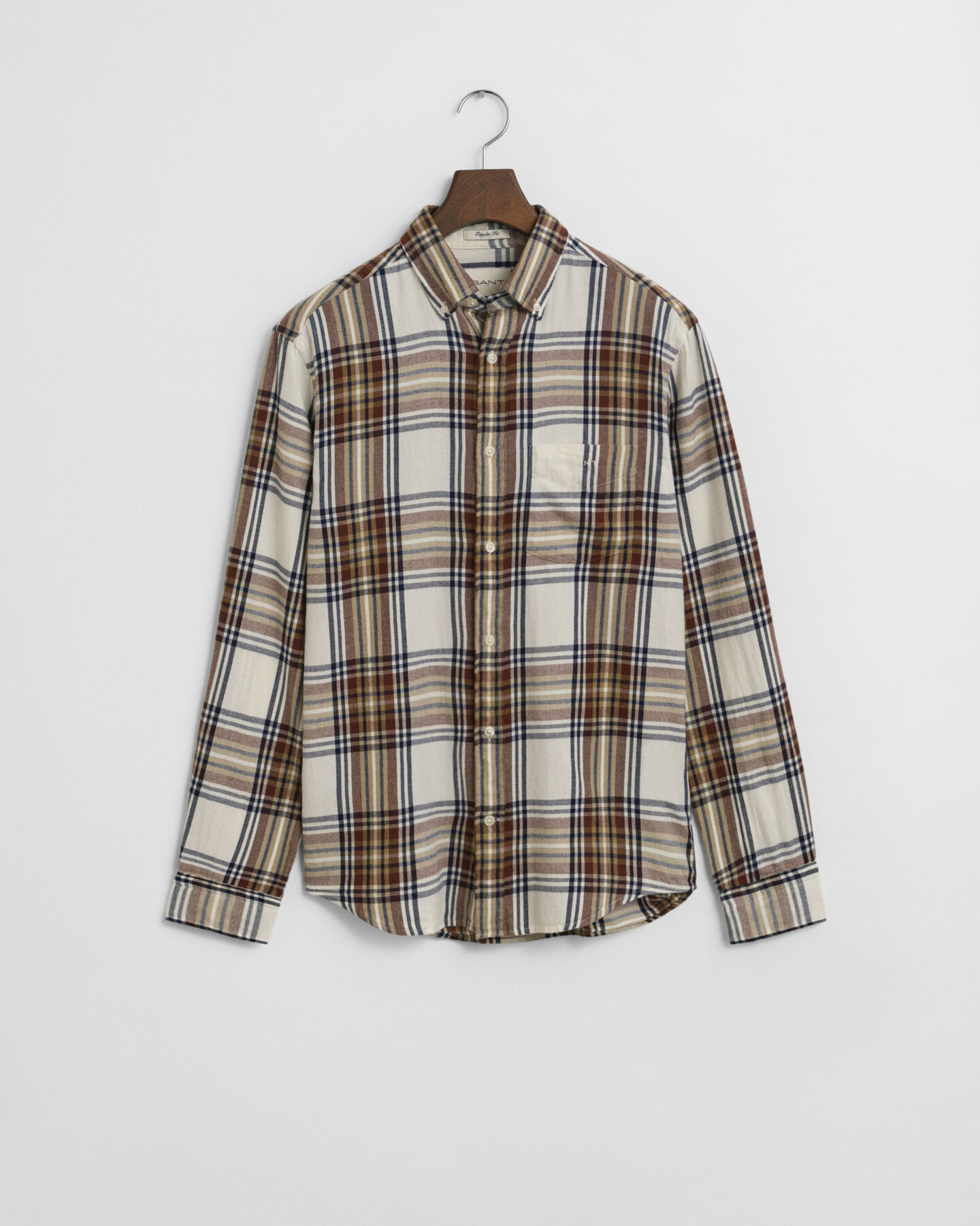 Regular Fit Windblown Flannel Check Shirt