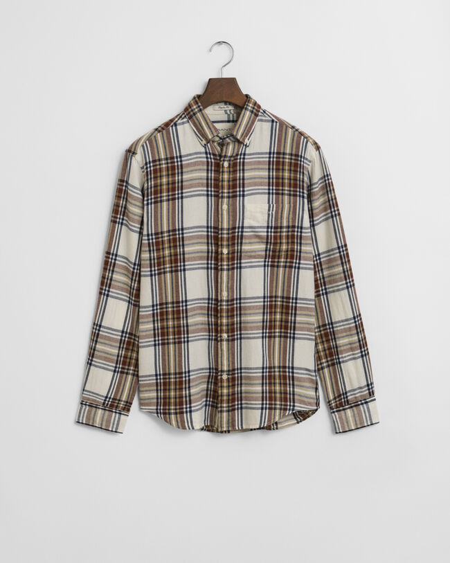 Regular Fit Windblown Flannel Check Shirt