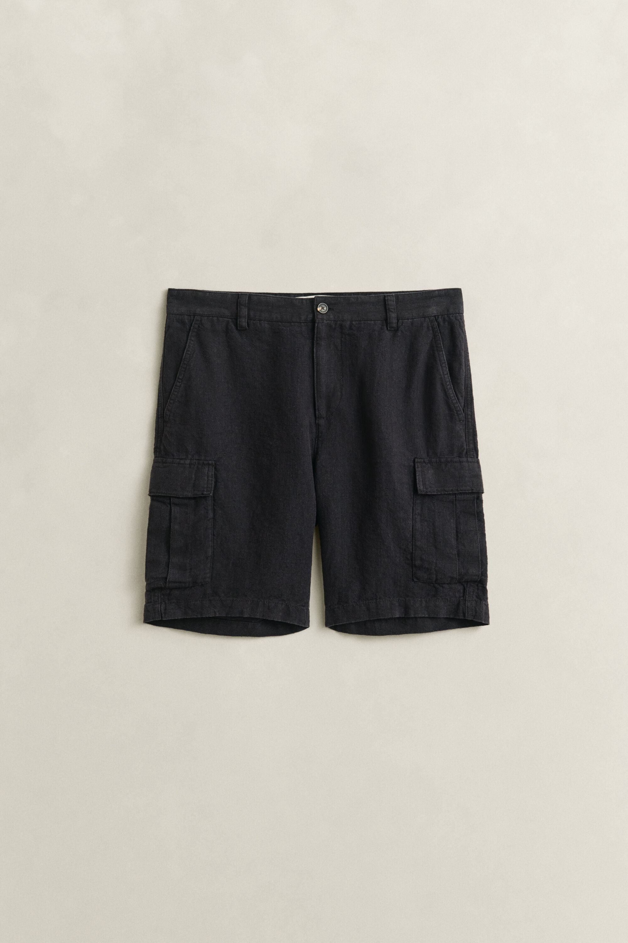 Linen Cargo Shorts