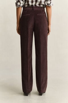 Tailored Corduroy Pants — DEEP BROWN 2