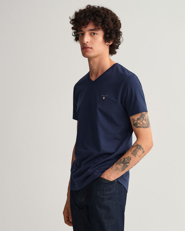 V-Neck Slim Fit GANT - Original T-Shirt