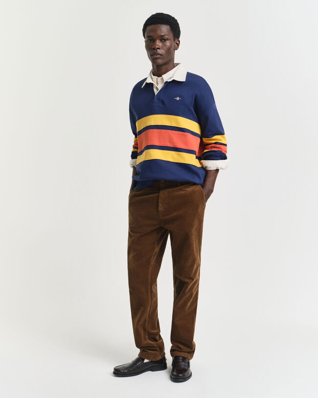 Color Blocked Heavy Rugger