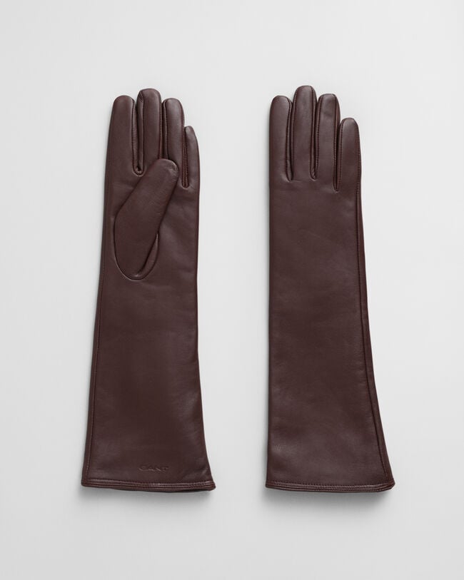 Long Leather Gloves