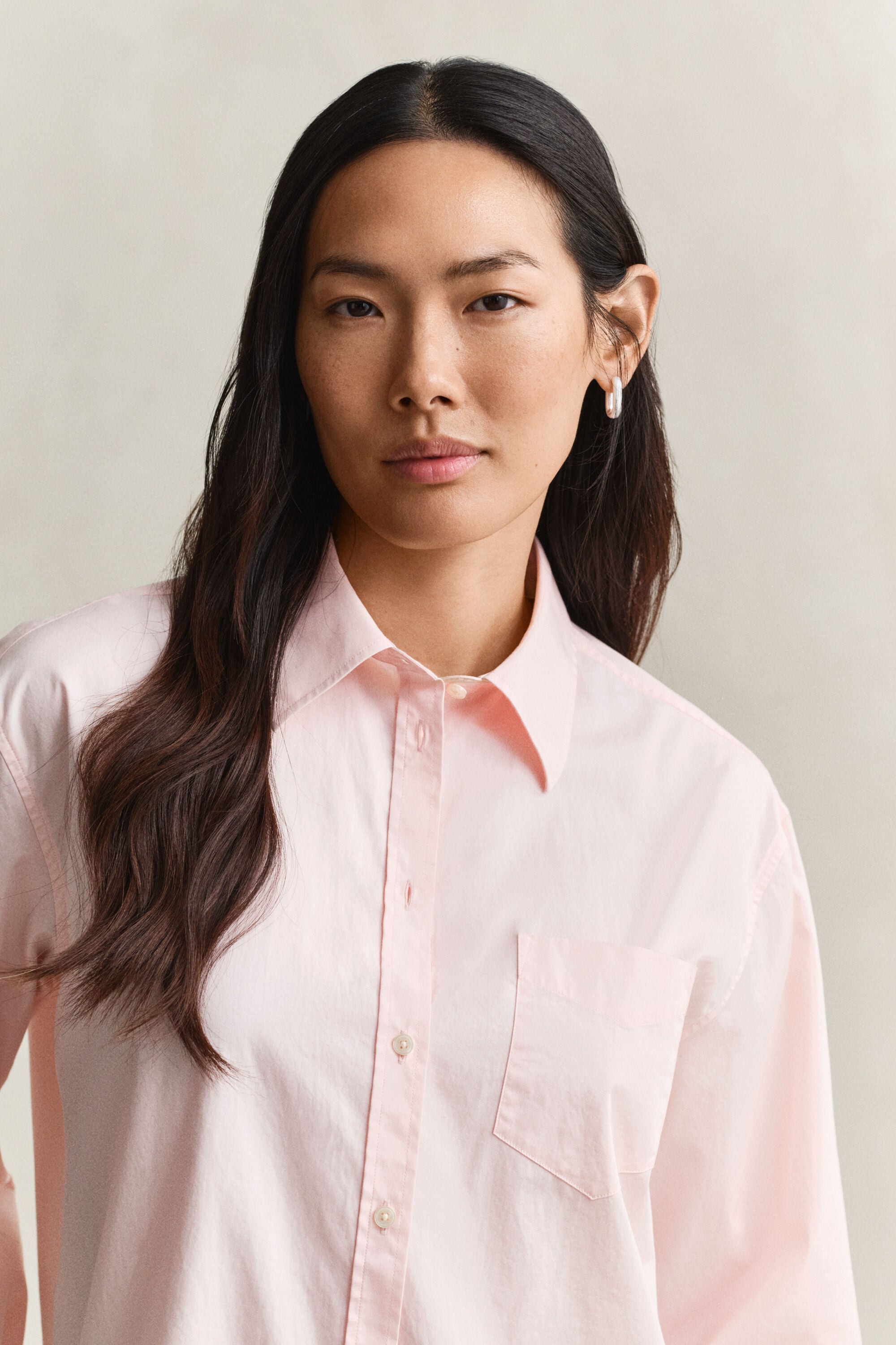 Wide Sleeve Classic Poplin Shirt