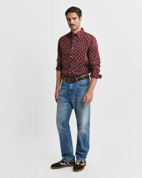 Regular Fit Paisley Printed Twill Shirt