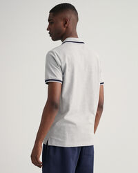 Herringbone Tipping Piqu&eacute; Polo Shirt