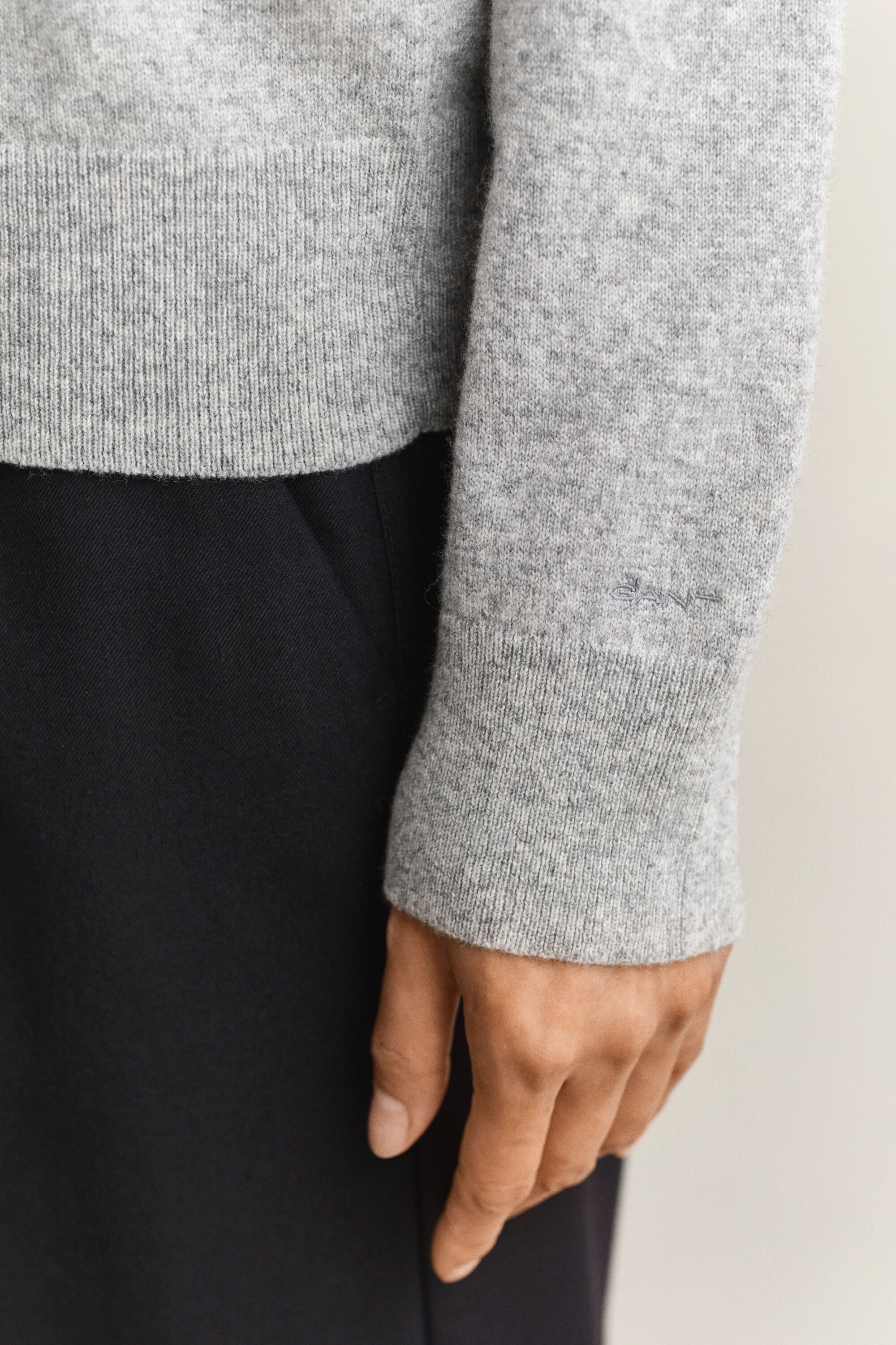 Superfine Lambswool Crew Neck Sweater