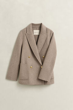 Classic Handstitched Club Blazer — MIST TAUPE 3