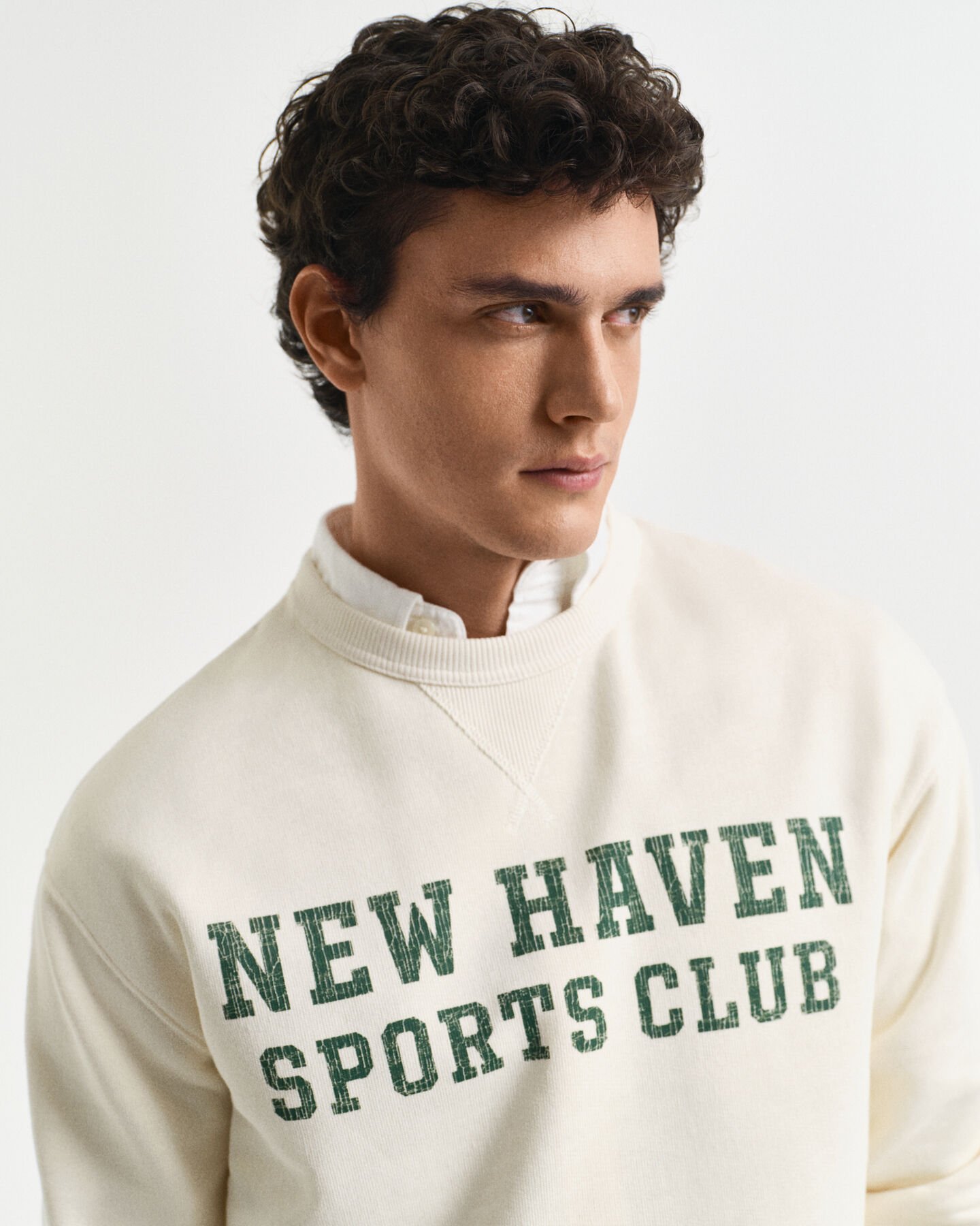 Graphic Crew Neck Sweatshirt