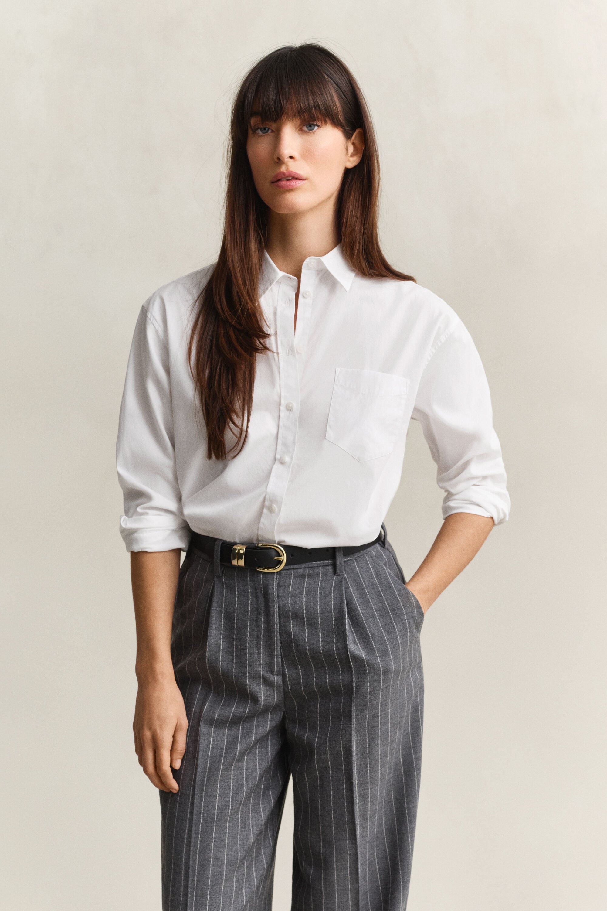 Relaxed Fit Classic Poplin Shirt