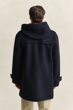 Wool Duffel Jacket — EVENING BLUE 2