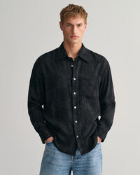 Relaxed Fit Jacquard Cupro Viscose Shirt