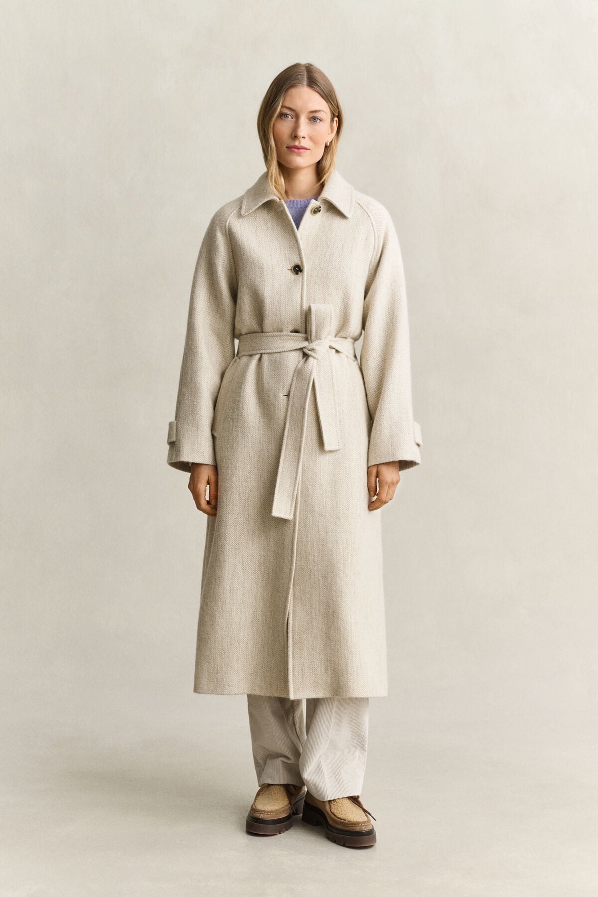 Balmacaan Coat — SOFT OAT