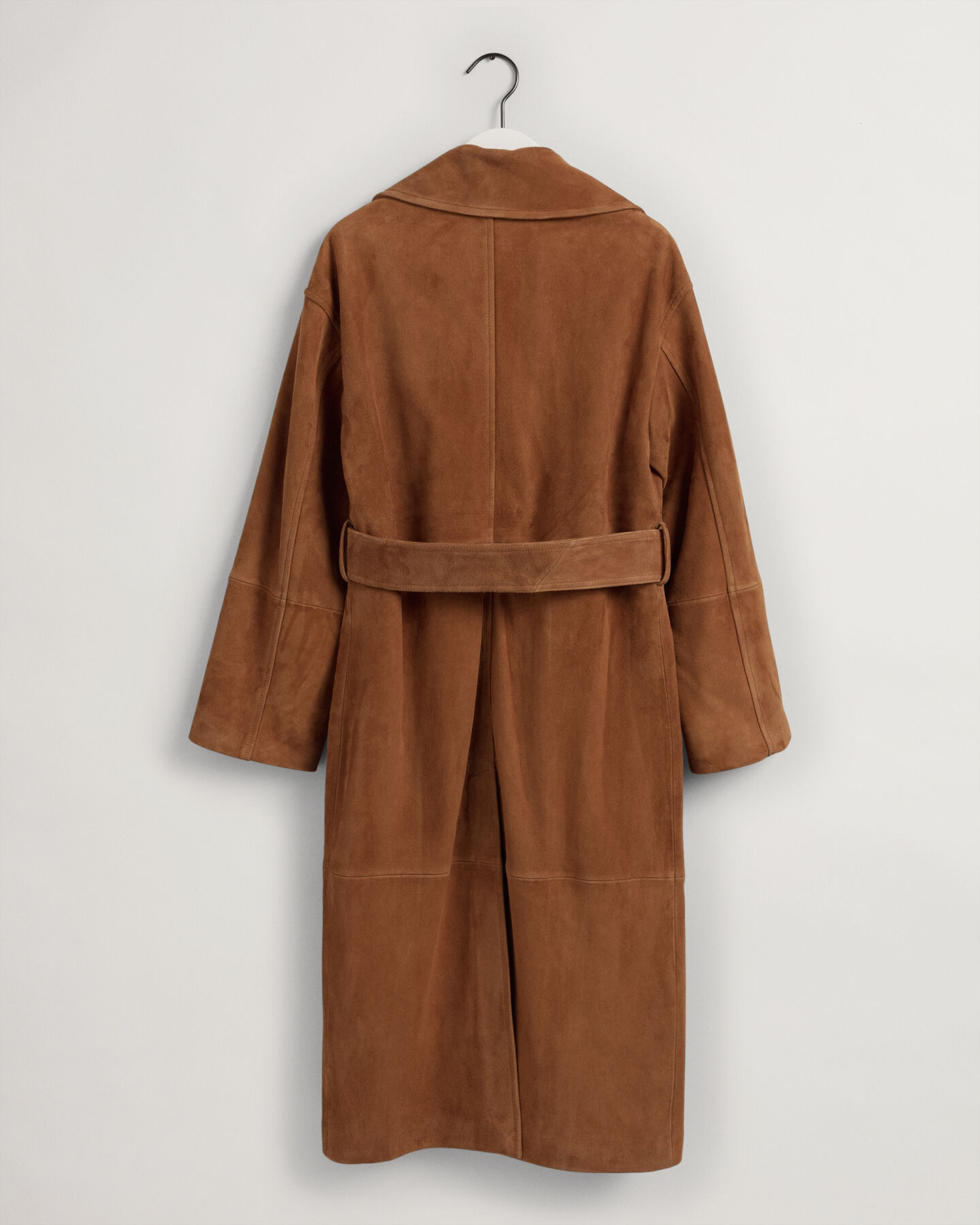 Belted Suede Coat