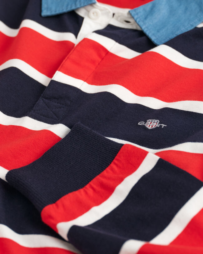 Teens Striped Shield Rugger