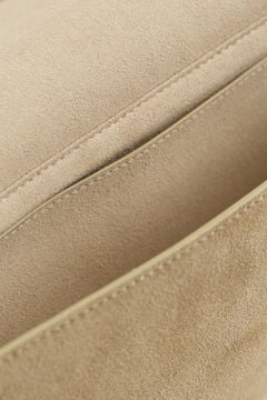 Shearling Clutch — CARAMEL BROWN 3