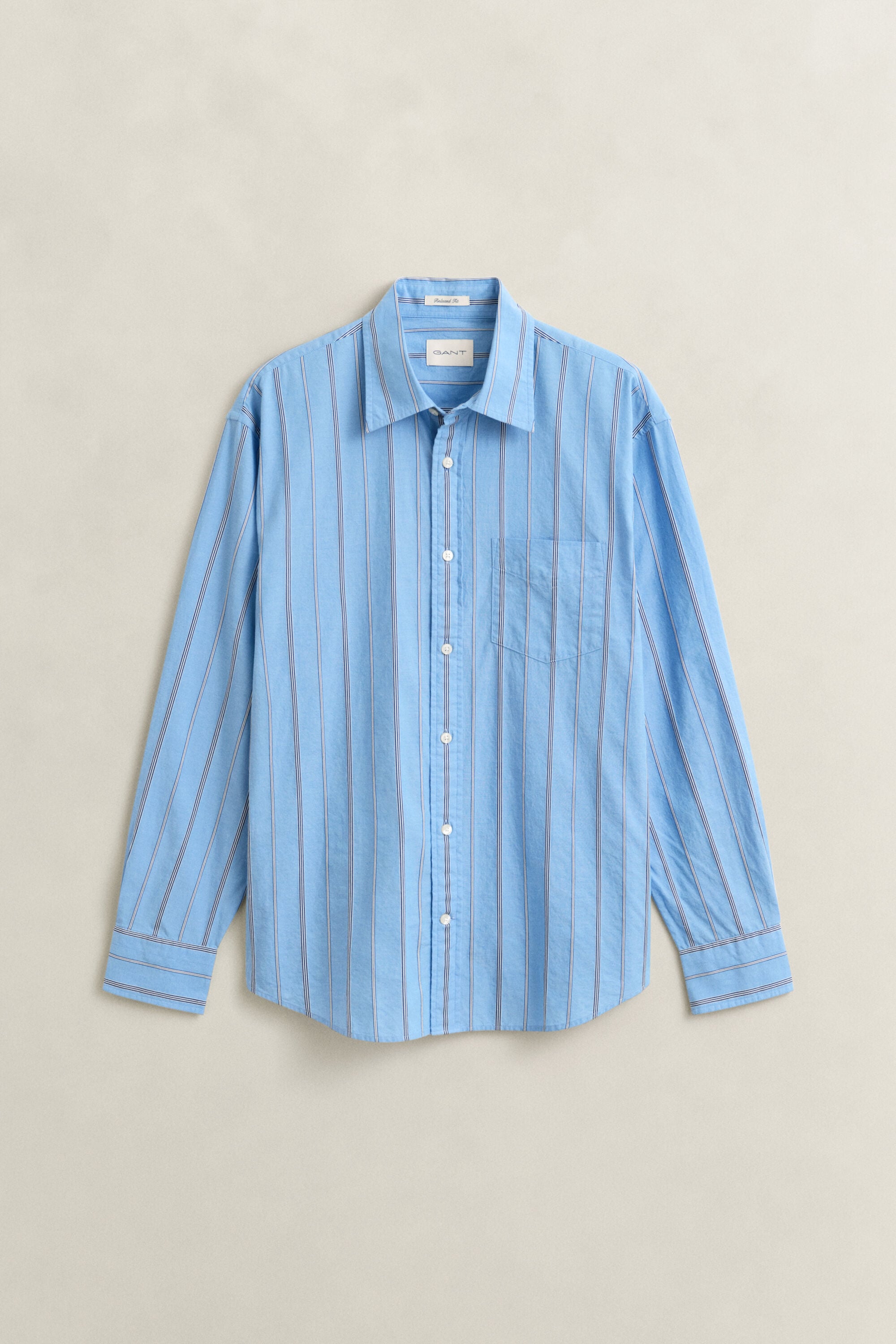 Relaxed Fit Dobby Striped Shirt