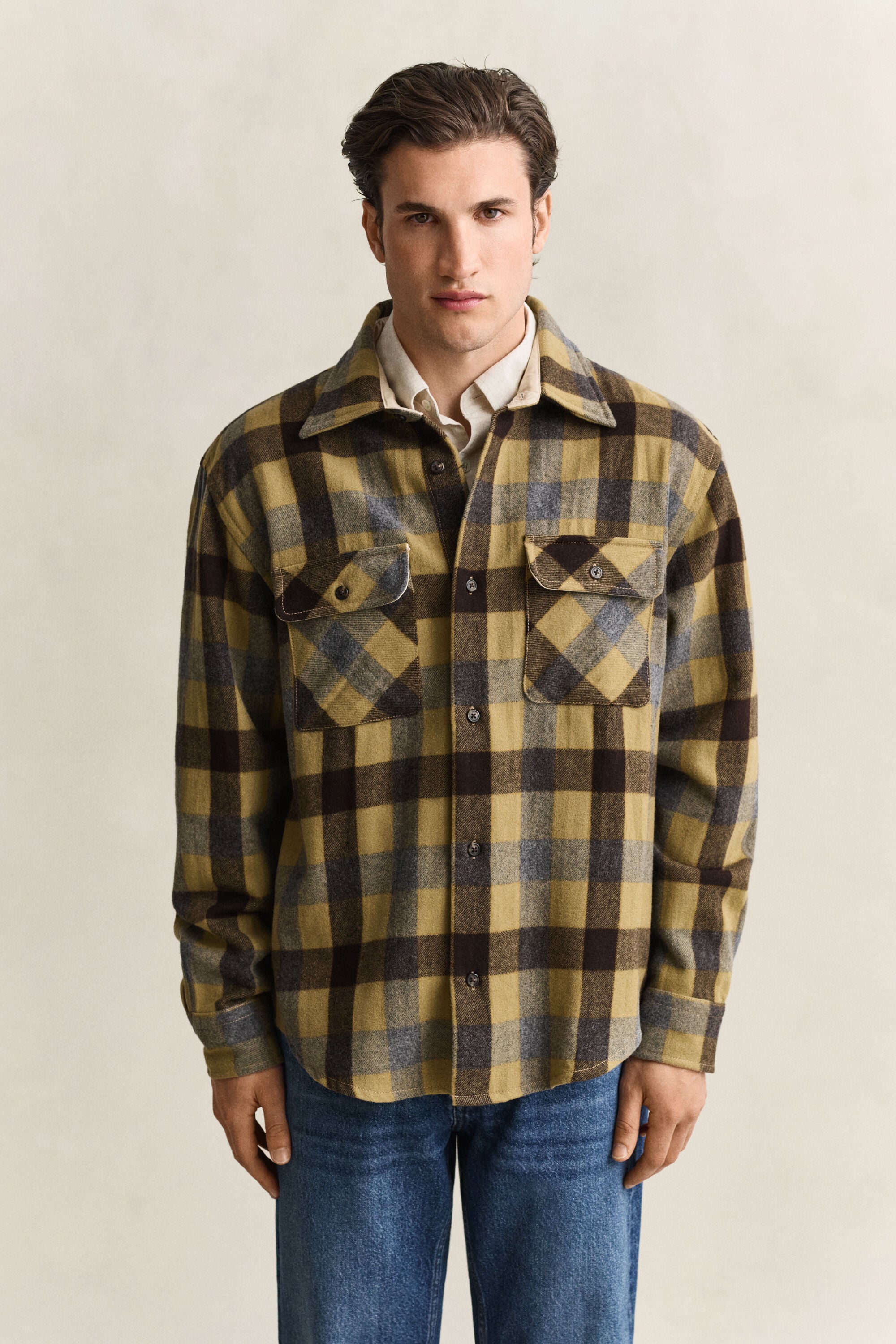 Checked Wool Shirt