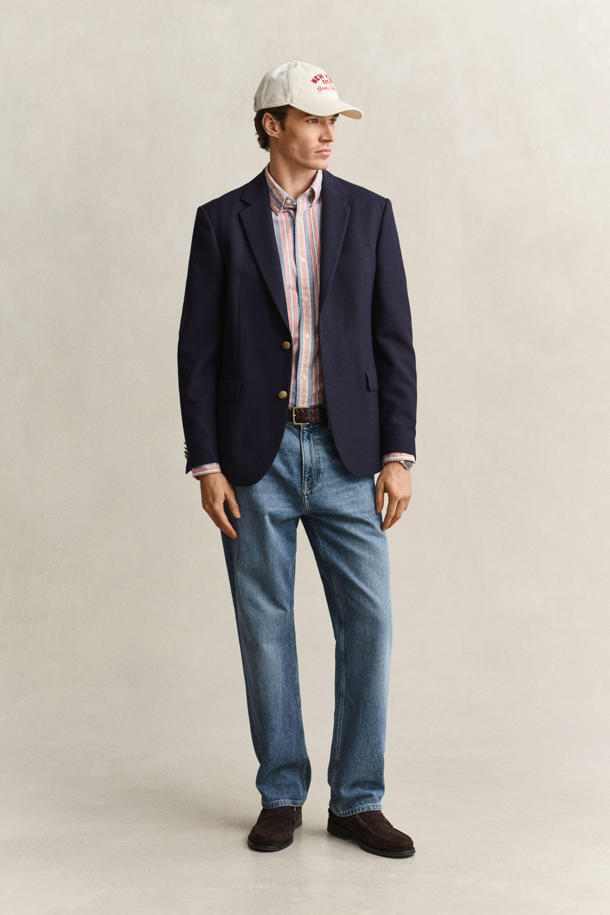 Multistriped Classic Oxford Shirt