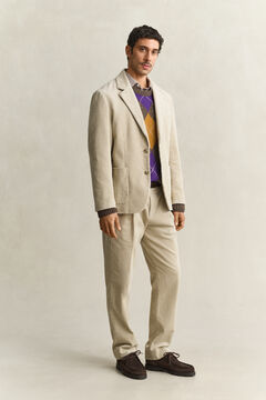 Corduroy Suit Jacket — CLAY BEIGE 8