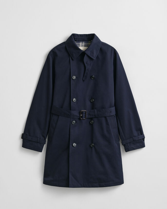 Cotton Blend Trench Coat