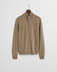 Superfine Lambswool Zip Cardigan