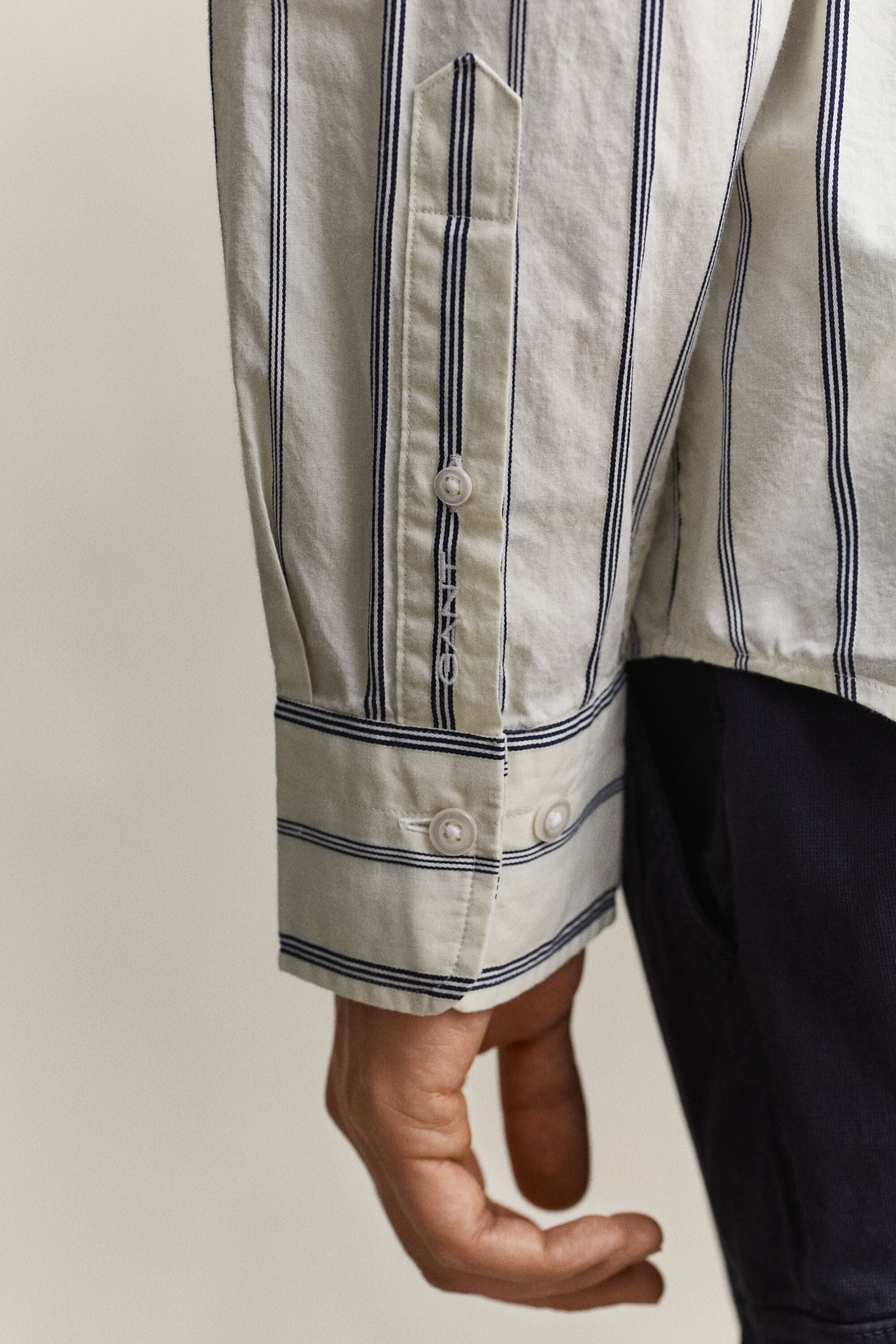 Relaxed Fit Dobby Striped Shirt