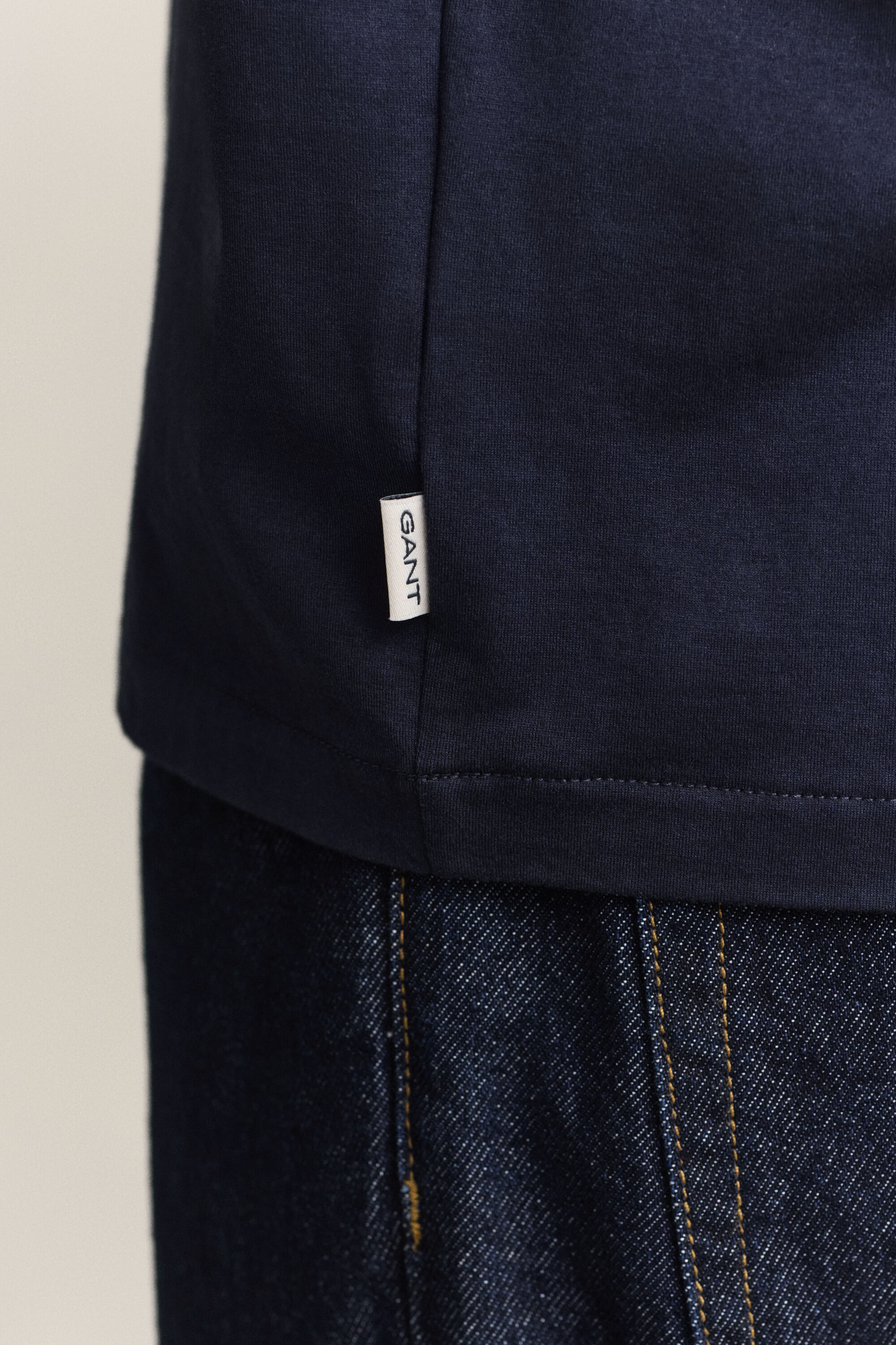 Pima Cotton T-Shirt — EVENING BLUE