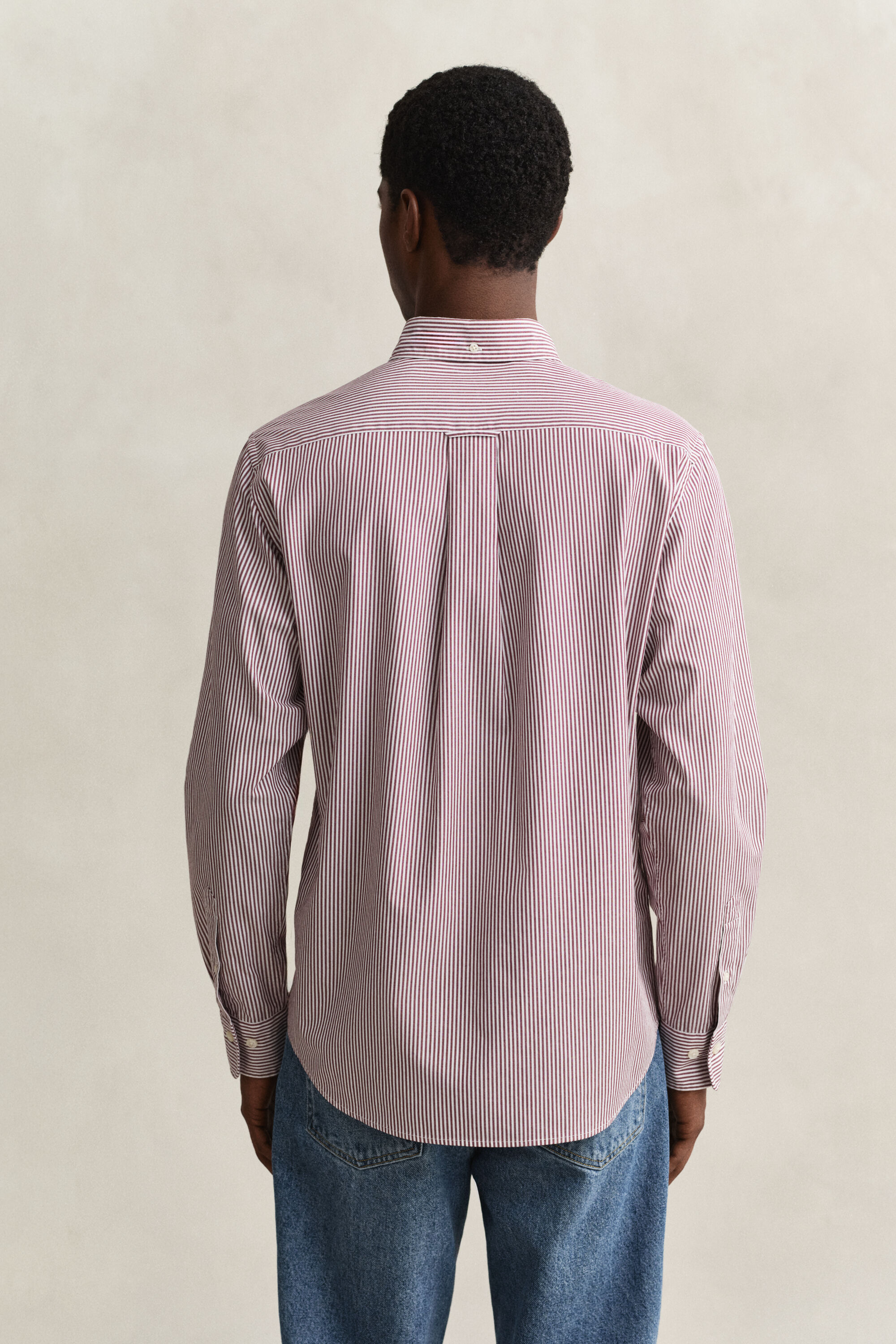 Classic Regular Striped Poplin Shirt