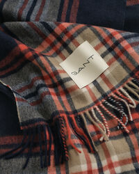 Tartan Checked Wool Scarf