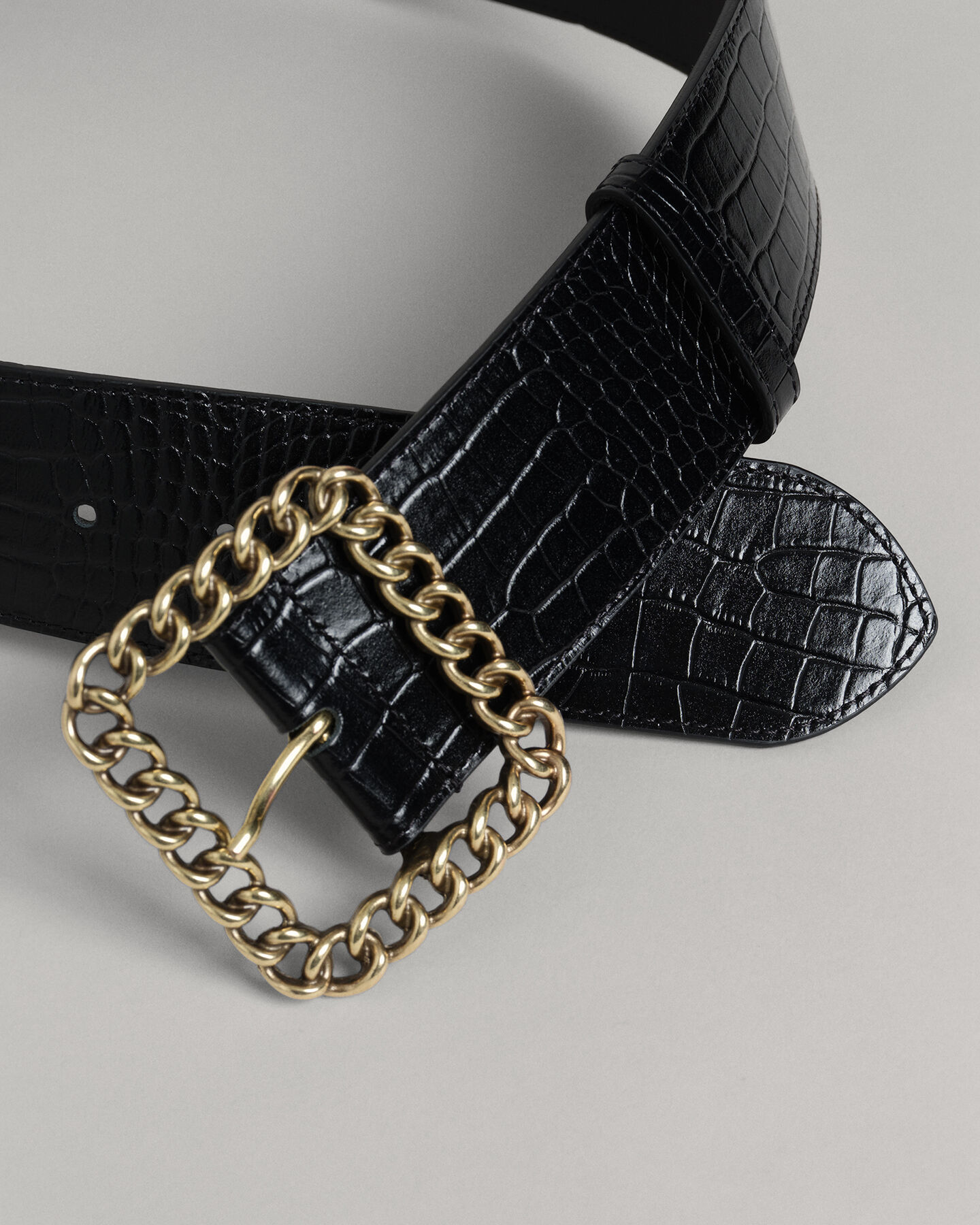 Chain Buckle Waist Belt