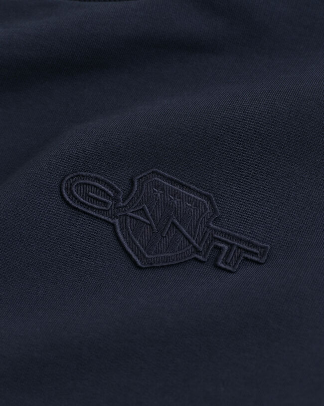 Tonal Shield Crew Neck Sweatshirt