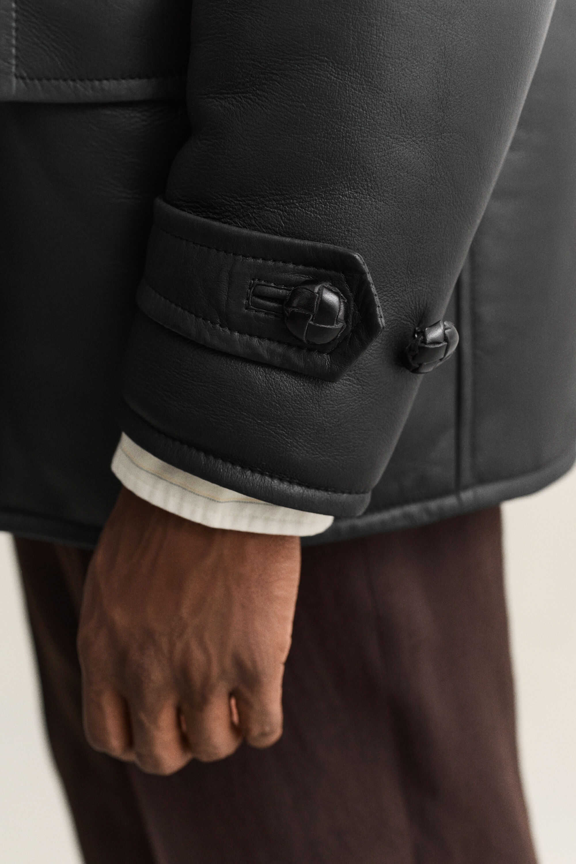 Shearling Peacoat