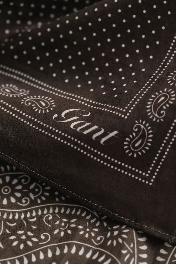 Bandana Scarf — BLACK BROWN