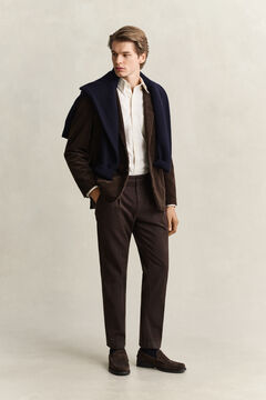 Corduroy Suit Jacket — BLACK BROWN 7