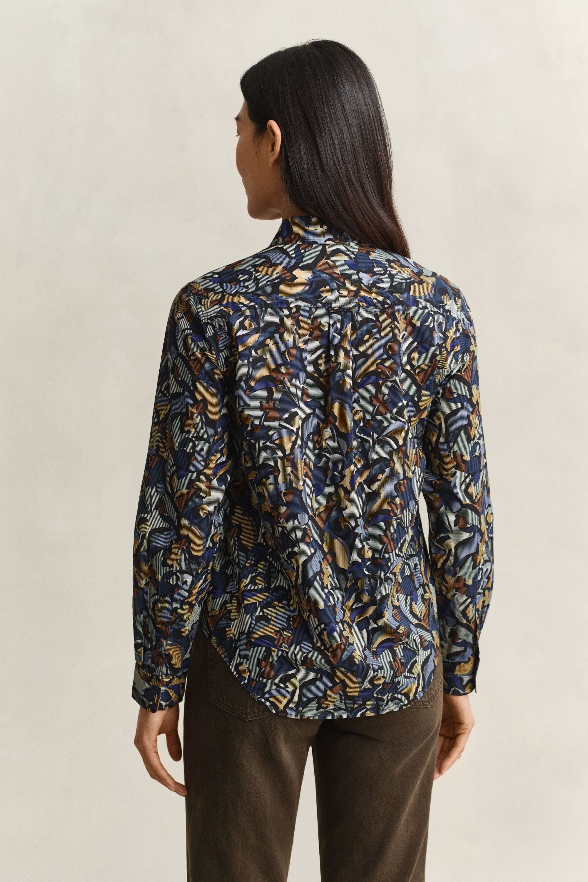 Printed Cotton Voile Shirt