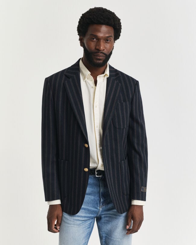 Striped Flannel Club Blazer
