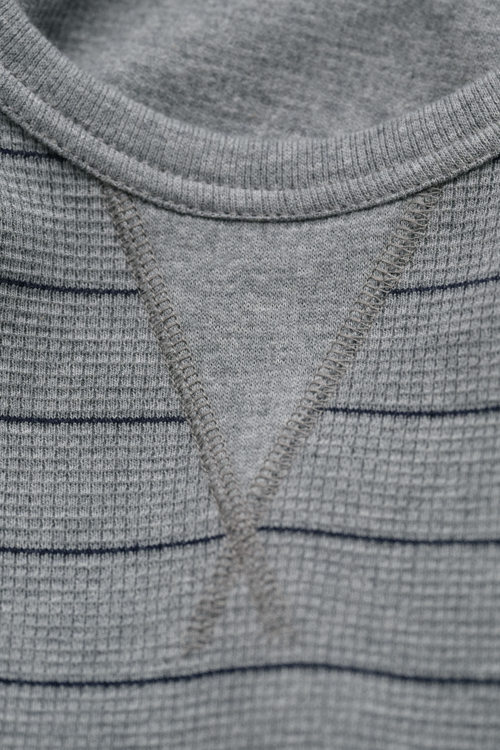 Textured Striped Sweatshirt