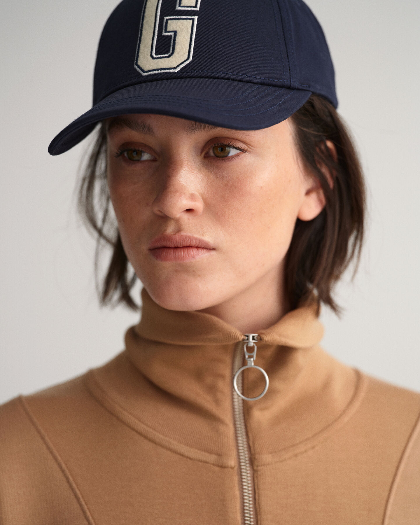 Half-Zip Sweat Dress