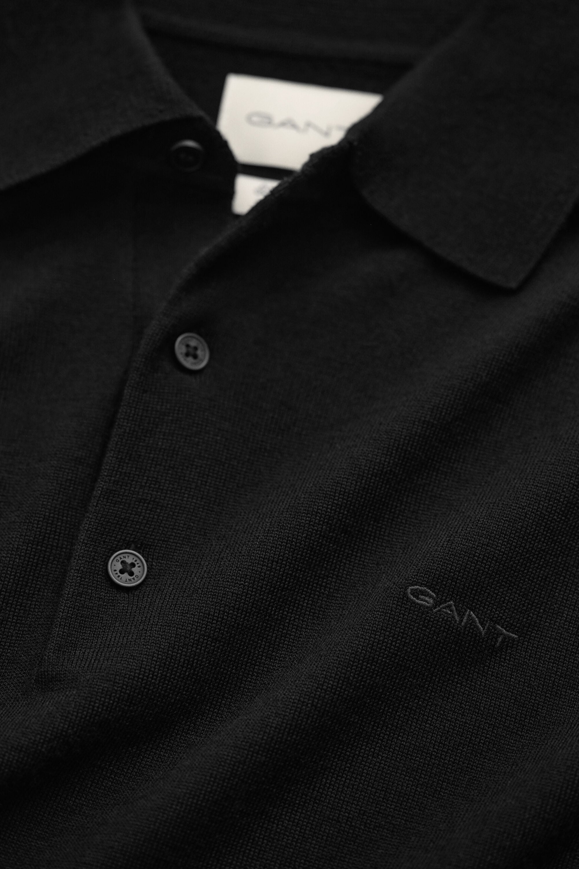 Extra Fine Merino Wool Polo Sweater