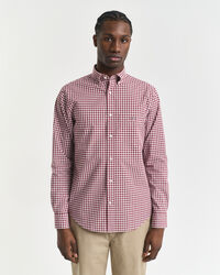 Regular Fit Classic Gingham Poplin Shirt