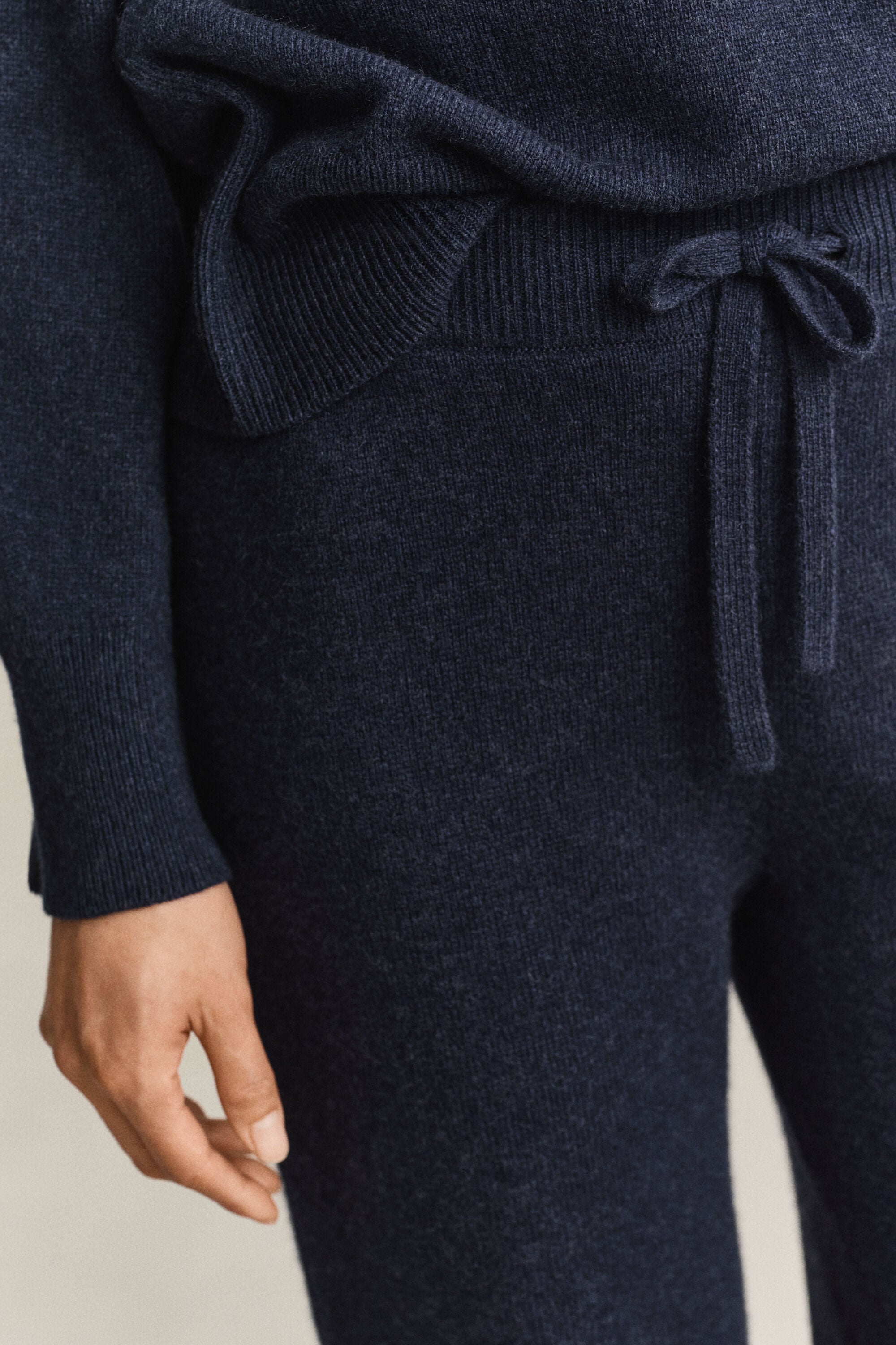 Wool Cashmere Blend Pants