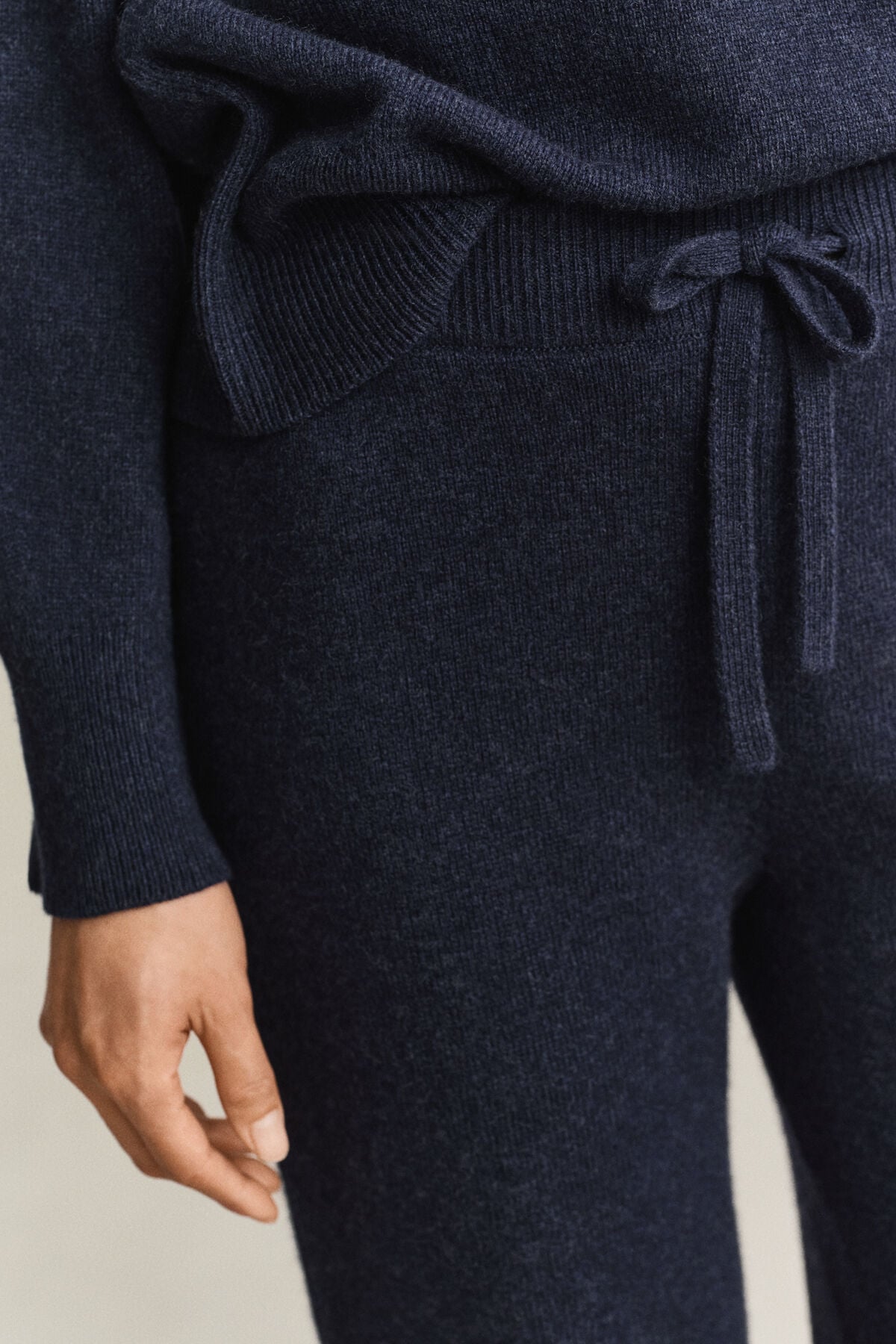 Wool Cashmere Blend Pants — EVENING BLUE