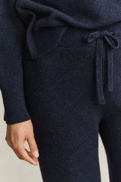 Wool Cashmere Blend Pants — EVENING BLUE 4