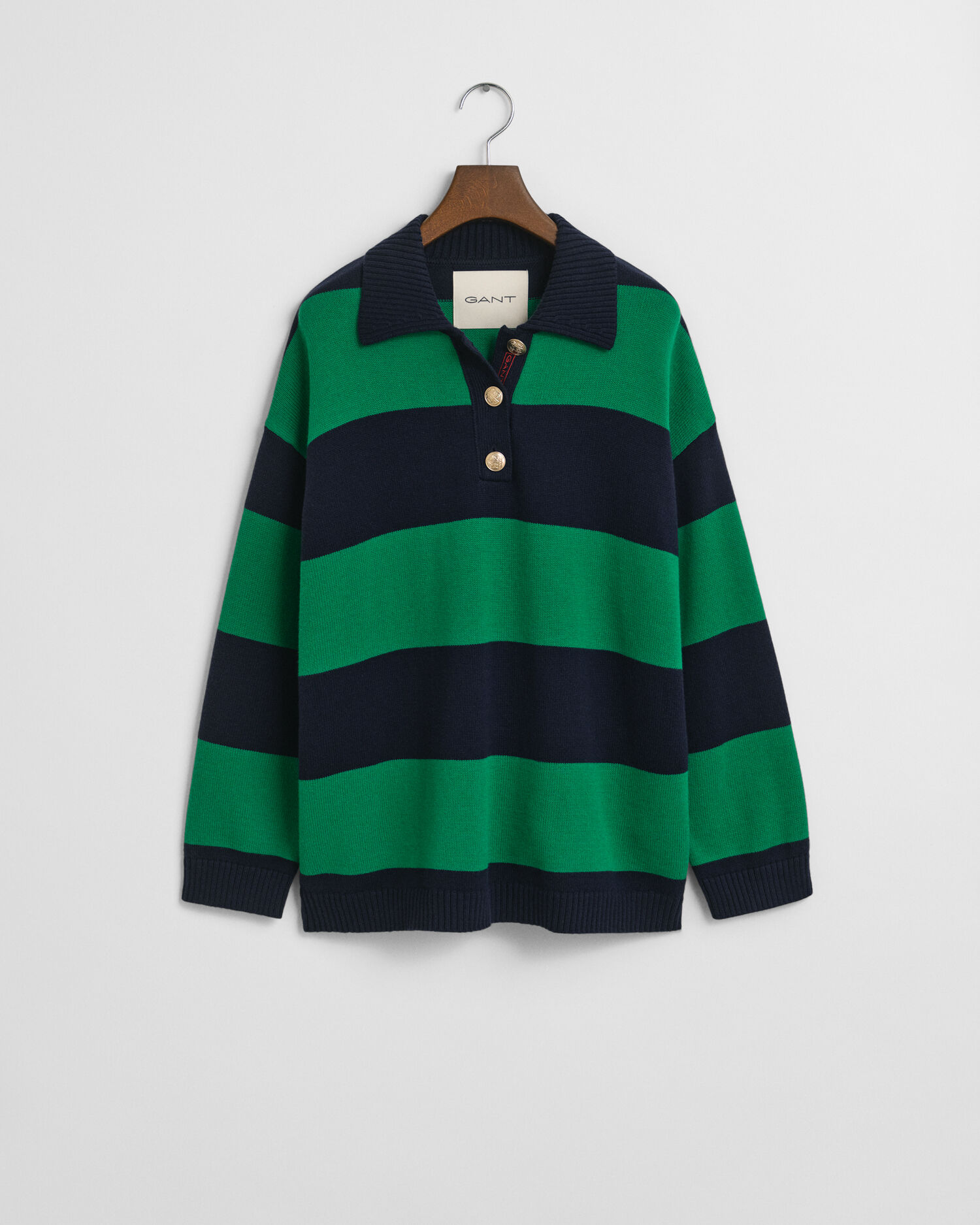 Striped Knitted Rugger